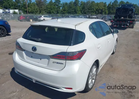 2012 Lexus Ct 200H Premium z USA, uszkodzony, nr VIN JTHKD5BH2C2074721